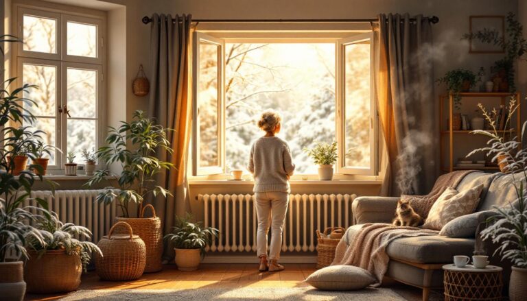 scopri gli orari migliori per arieggiare la casa in inverno, mantenendo il calore e migliorando la qualità dell'aria senza disperdere energia.