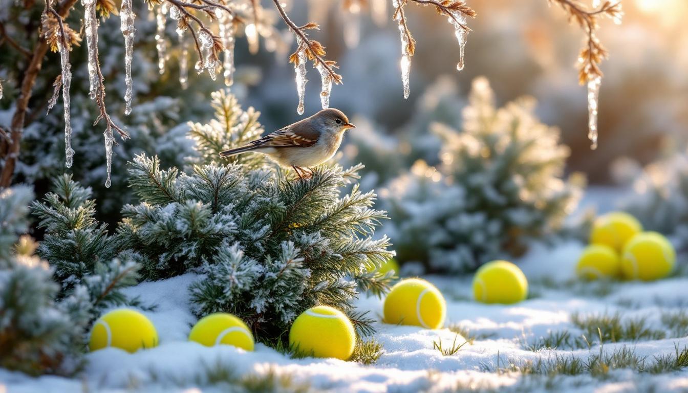 scopri come le palline da tennis possono proteggere la fauna invernale nel tuo giardino, offrendo rifugio e sicurezza durante i mesi freddi.
