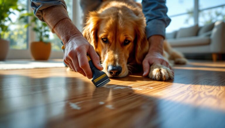 scopri la tecnica dei professionisti per eliminare e rendere invisibili i graffi sul parquet, riportando il tuo pavimento al suo splendore originale.