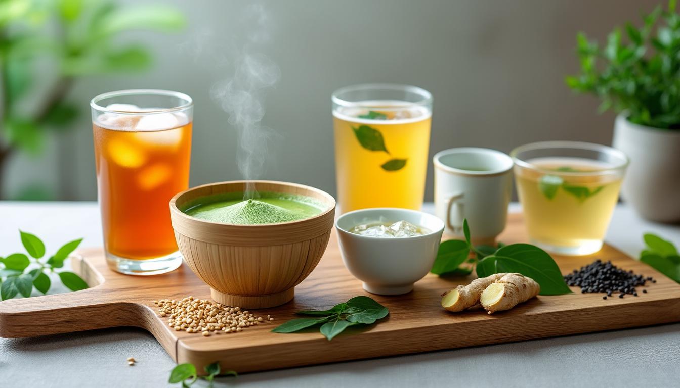 scopri sette bevande giapponesi efficaci e naturali per ridurre il grasso addominale e migliorare la tua salute in modo semplice e gustoso.